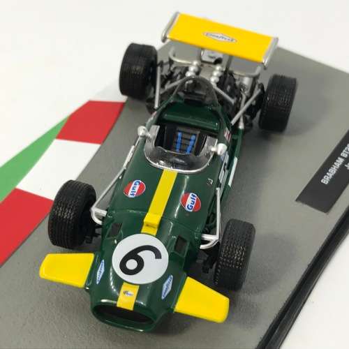 Formula 1 Brabham BT26A - 1969 die-cast model car - #6 Jacky Ickx - scale 1/43