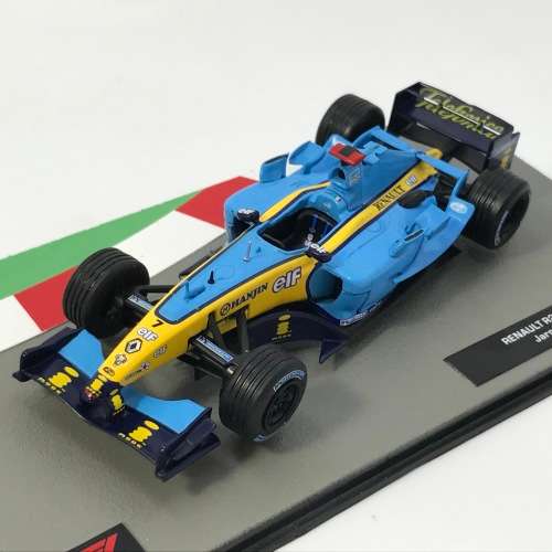 Formula 1 Renault R24 - 2004 die-cast model car - #7 Jarno Trulli - scale 1/43
