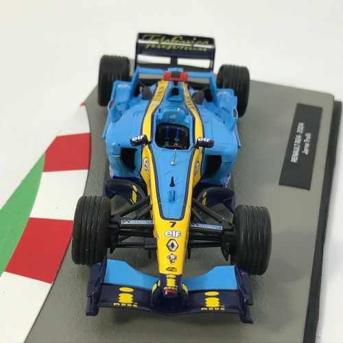 Formula 1 Renault R24 - 2004 die-cast model car - #7 Jarno Trulli - scale 1/43