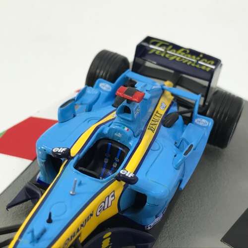 Formula 1 Renault R24 - 2004 die-cast model car - #7 Jarno Trulli - scale 1/43