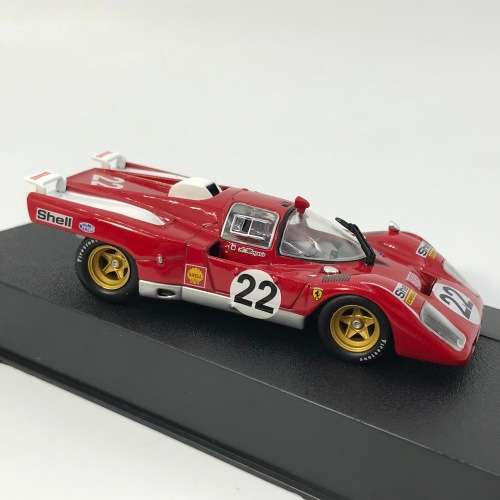 Ferrari 512 M die-cast model car - 300km Imola 1971 - #22 A. Merzario - scale 1/43