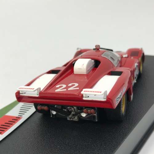 Ferrari 512 M die-cast model car - 300km Imola 1971 - #22 A. Merzario - scale 1/43