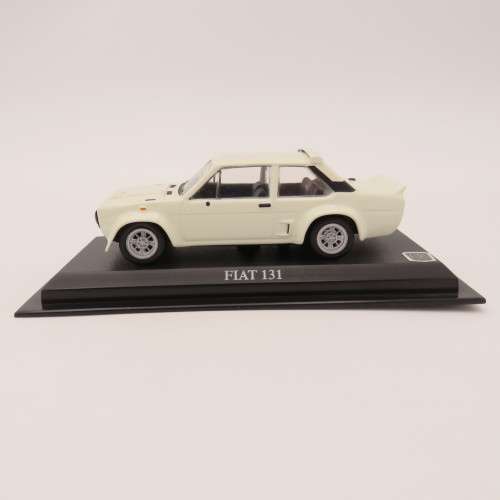 DelPrado 1976 Fiat 131 die-cast model car - Mirror missing - Scale 1/43