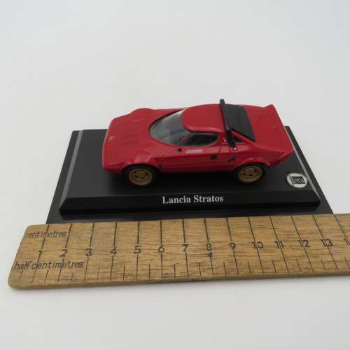 DelPrado Lancia Stratos die-cast model car - Scale 1/43 - Mirror missing