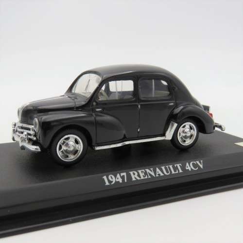 DelPrado 1947 Renault 4 CV die-cast model car - Scale 1/43 - Mirror missing