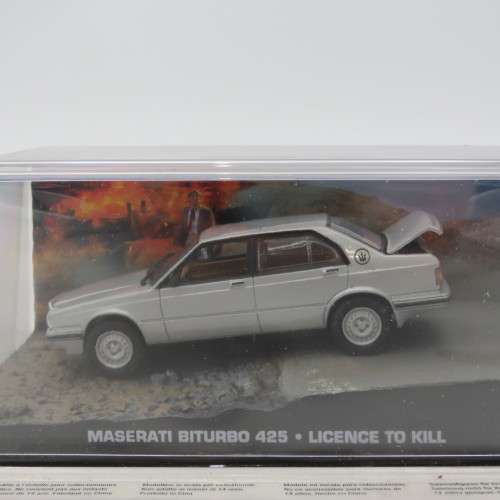 James Bond 007 Maserati Biturbo 425 model car - License to kill