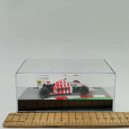 Formula 1 Toleman TG184-1984 die-cast model car - #19 Ayrton Senna-1984 Portuguese Grand Prix - 1/43