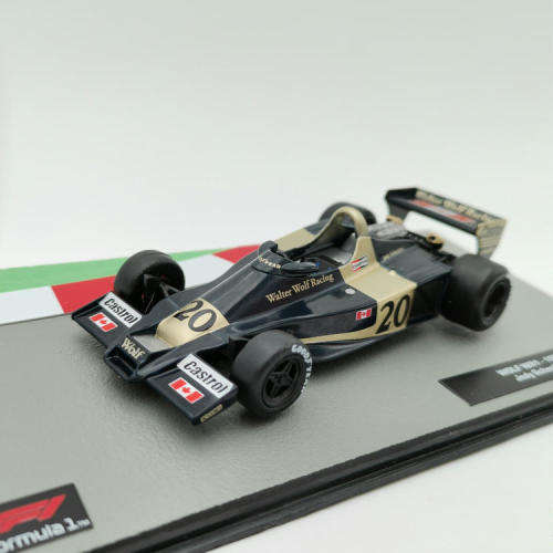 Formula 1 Wolf WR1-1977 die-cast model car - #20 Jody Scheckter - 1/43