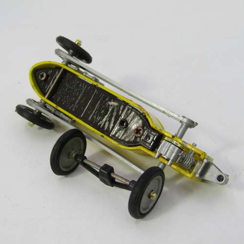 Brumm 1913 Badelia Cyclecar die-cast racing model #15 - scale 1/43 - front wheel broken