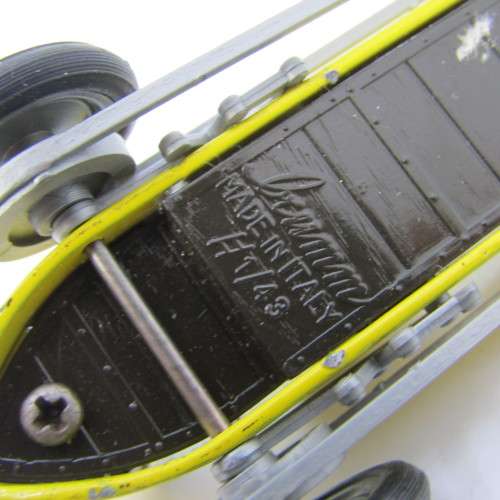 Brumm 1913 Badelia Cyclecar die-cast racing model #15 - scale 1/43 - front wheel broken