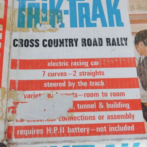 Vintage Trik-Trak Cross Country Road Rally set in original box