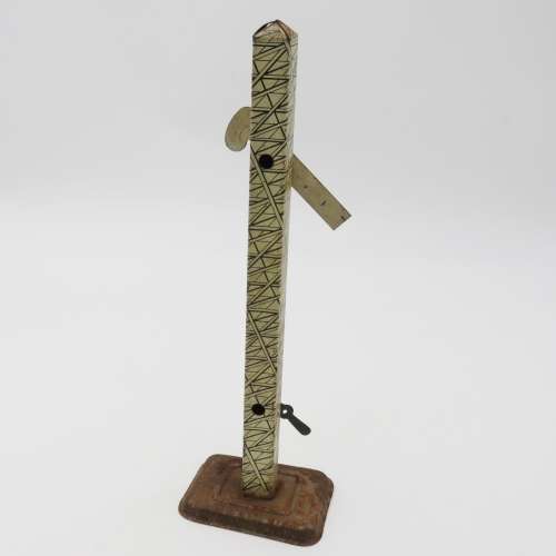 Vintage tin railway signal pole
