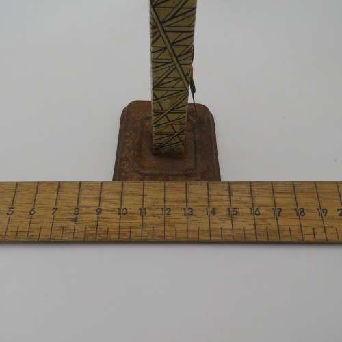Vintage tin railway signal pole