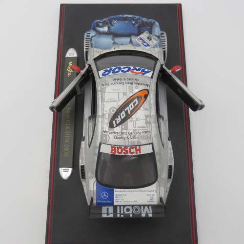 Maisto 2000 Mercedes-Benz CLK-DTM racing model car - #18 Tieman - Scale 1#18