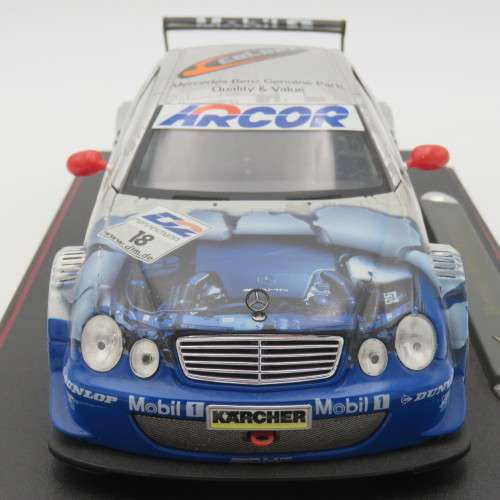 Maisto 2000 Mercedes-Benz CLK-DTM racing model car - #18 Tieman - Scale 1#18