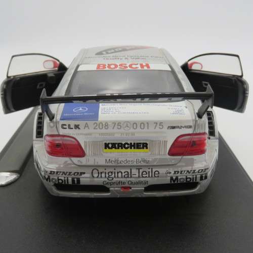 Maisto 2000 Mercedes-Benz CLK-DTM racing model car - #18 Tieman - Scale 1#18