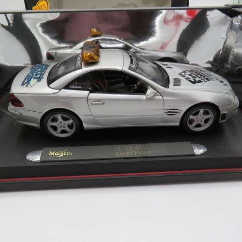 Maisto GT racing Mercedes-Benz SL55 AMG Safety car model - Formula 1 world championship - Scale 1/18