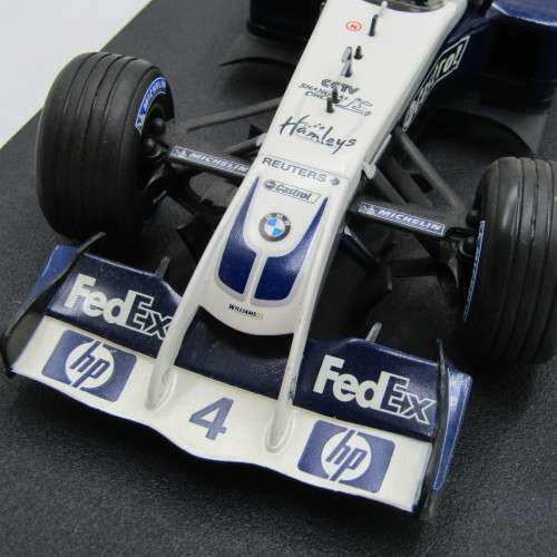 Hot Wheels Formula 1 Williams F1 BMW FW26 racing model car - #4 Ralf Schumacher - scale 1/18