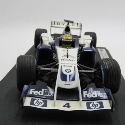 Hot Wheels Formula 1 Williams F1 BMW FW26 racing model car - #4 Ralf Schumacher - scale 1/18