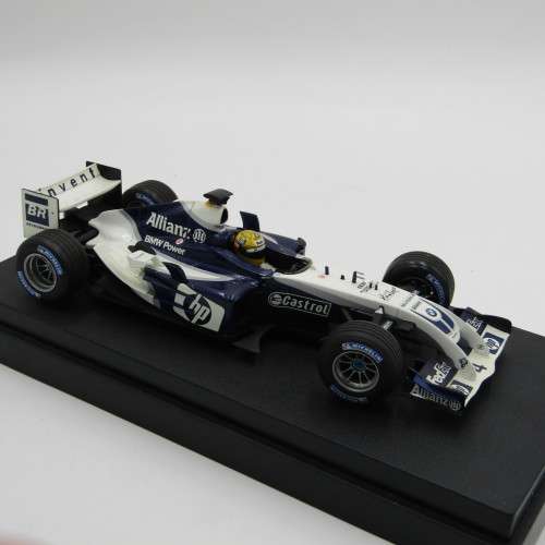 Hot Wheels Formula 1 Williams F1 BMW FW26 racing model car - #4 Ralf Schumacher - scale 1/18