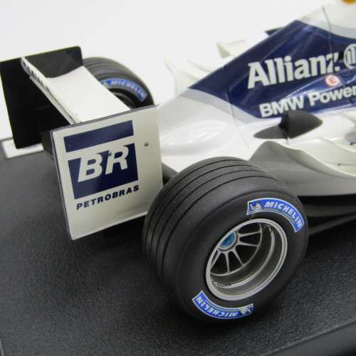 Hot Wheels Formula 1 Williams F1 BMW FW26 racing model car - #4 Ralf Schumacher - scale 1/18
