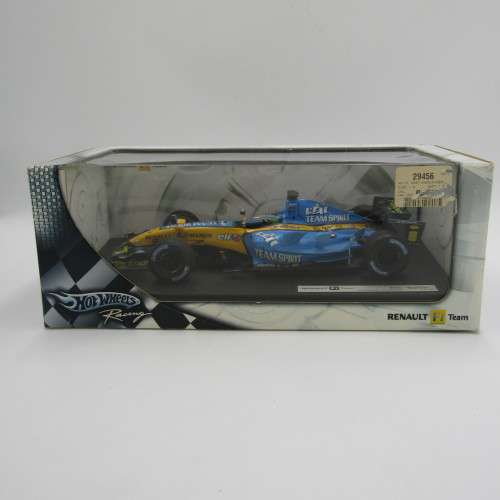 Hot Wheels Formula 1 Renault R26 racing model car - #2 Giancarlo Fisichella - scale 1/18 in box