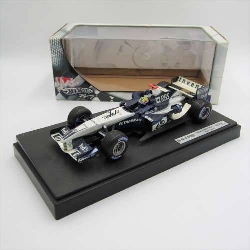 Hot Wheels Formula 1 Williams BMW FW27 racing model car - # Mark Weber - scale 1/18 in box