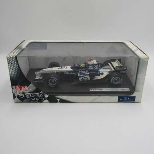Hot Wheels Formula 1 Williams BMW FW27 racing model car - # Mark Weber - scale 1/18 in box