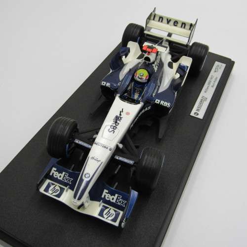 Hot Wheels Formula 1 Williams BMW FW27 racing model car - # Mark Weber - scale 1/18 in box
