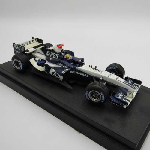 Hot Wheels Formula 1 Williams BMW FW27 racing model car - # Mark Weber - scale 1/18 in box