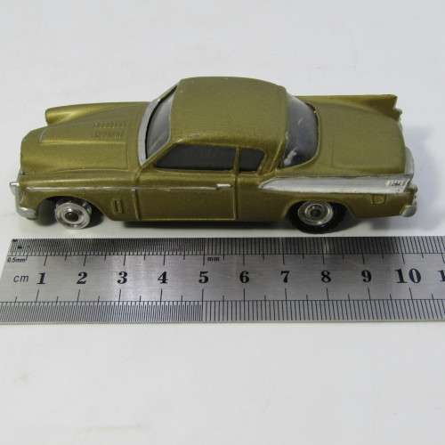 Vintage Meccano Ltd. Dinky Toys Studebaker Golden Hawk toy car - repainted, tyres missing