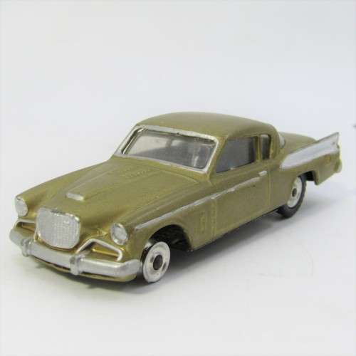 Vintage Meccano Ltd. Dinky Toys Studebaker Golden Hawk toy car - repainted, tyres missing