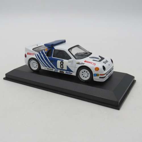 Ford RS200 die-cast rally model car - 1986 Sweden rally - Scale 1/43