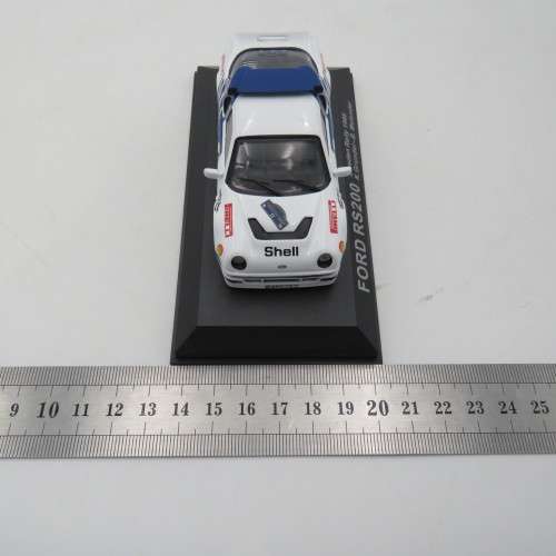 Ford RS200 die-cast rally model car - 1986 Sweden rally - Scale 1/43