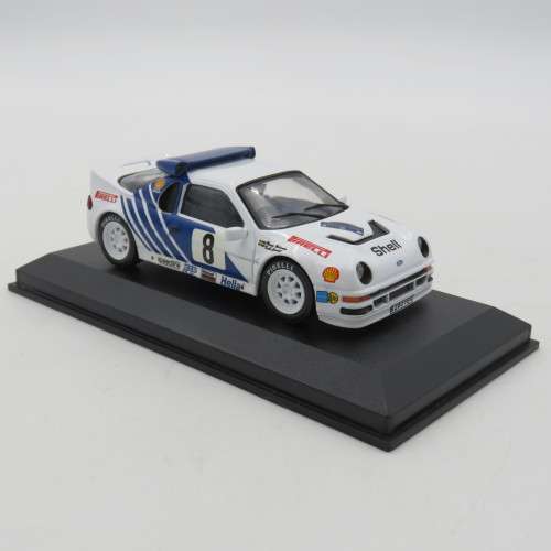 Ford RS200 die-cast rally model car - 1986 Sweden rally - Scale 1/43