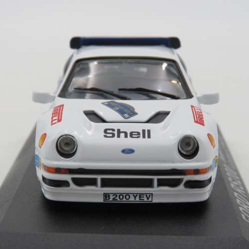 Ford RS200 die-cast rally model car - 1986 Sweden rally - Scale 1/43