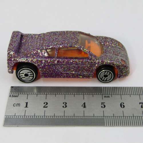 Hot Wheels Zender Fact 4 purple glitter car with Ultra Hot wheels
