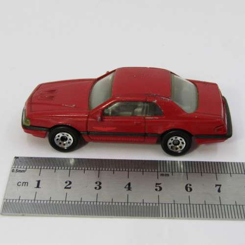 Matchbox T-Bird Turbo Coupe toy car - scale 1/67