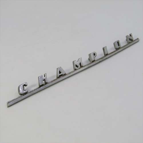 Vintage Champion car badge