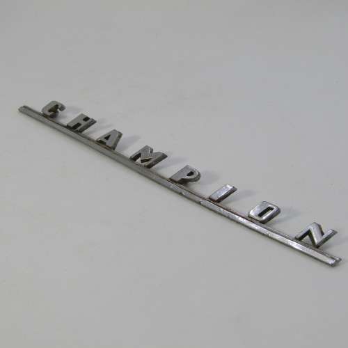 Vintage Champion car badge