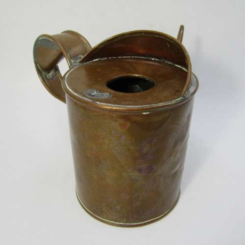 Vintage CPRS T.E. Bladon and Son 1937 copper small oil can - Canadian Pacific Railways