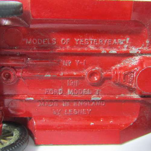 Models of Yesteryear #Y-1 1911 Ford Model T model car