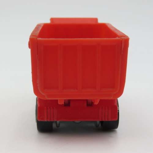 1989 Hot Wheels Peterbilt red dump truck toy car