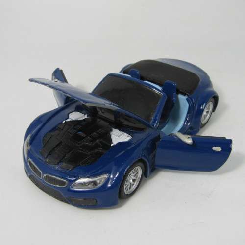 M52 BMW Z4 GT3 model car - pull back action - scale 1/32 - repainted