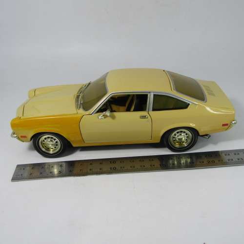 ERTL 1972 Chevy Vega model car - #0042 of 5000 - some paint colour damage left front - scale 1/18