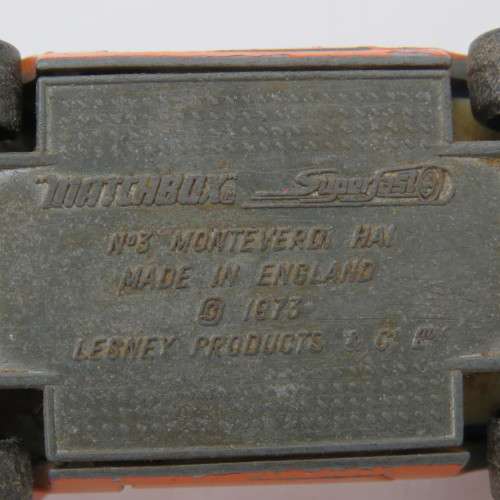 Matchbox Superfast #3 Monteverdi Hai toy car