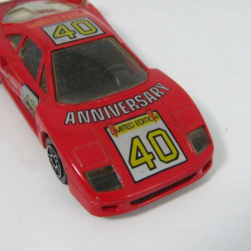 Yatming YM9133 Ferrari F40 racing toy car - scale 1/43