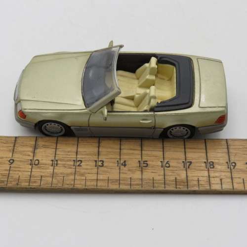 NewRay 1992 Mercedes-Benz 600 SL convertible model car - Scale 1/43