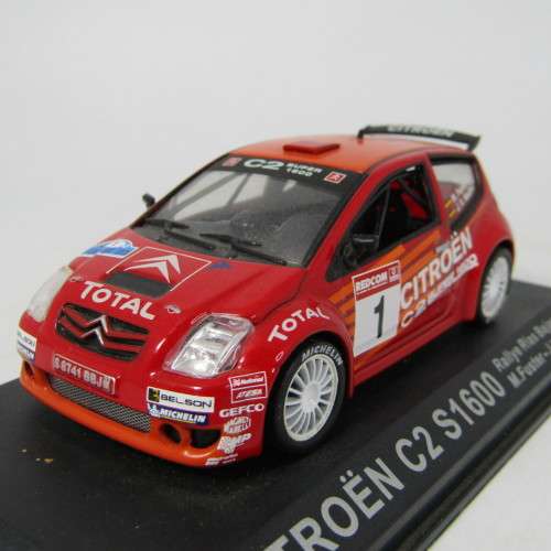 Citroen C2 1600 die-cast rally model car - scale 1/43