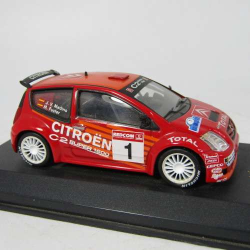 Citroen C2 1600 die-cast rally model car - scale 1/43